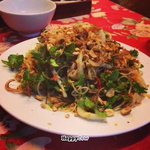 banana blossom salad at Minh Hien in Hoi An