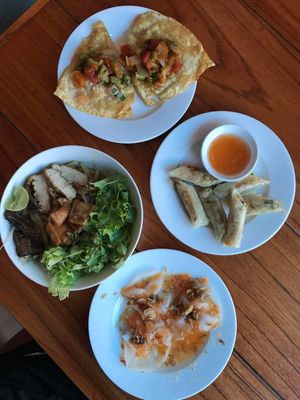 Set menu for 1 person, 149k, amazing - but go there hungry at Minh Hien in Hoi An