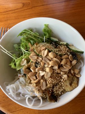 Mock meat dish at Minh Hien in Hoi An