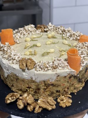 it was birthday cake but they have the same little one, as a cheesecake   at UMMY - უმმი in Tbilisi