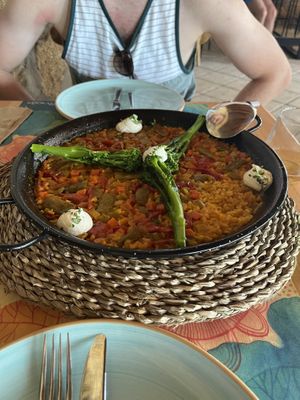 Paella   at Sajorami Beach in Barbate