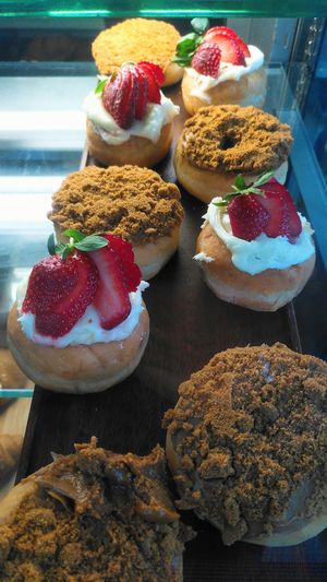 Donuts!! at Cafe Sorrel in Manchester