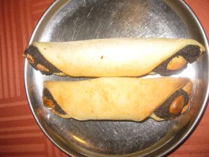 Poppy seed pastry (vegan) at Balarama in Prague