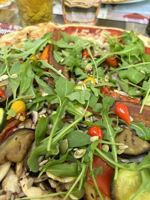 Lovely base and textures, perfect veg!  at La Scaleta in Amboise