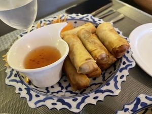 Pancake rolls  at Thai Café in Isle Of Lewis