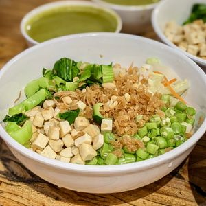 Thunder Tea Brown Rice Bee Hoon at Lotus Vegetarian Kitchen 素悟 - VivoCity in Central Singapore