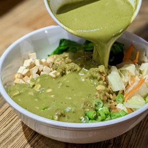 Thunder Tea Brown Rice Bee Hoon at Lotus Vegetarian Kitchen 素悟 - VivoCity in Central Singapore