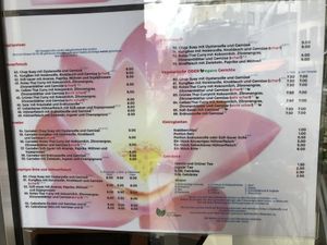Speisekarte Teil 2 mit Allergenen / menu part 2 with allergen information  at Vina Asia Express in Cologne