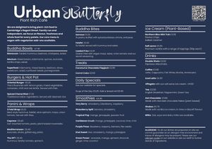In a hurry Order a Click & Collect or a Deliveroo !
 at Urban Butterfly in Cambridge