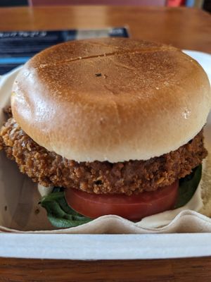 Burger at Urban Butterfly in Cambridge