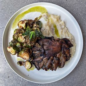 Chef’s Shroom V Steak at Urban Vegan Roots in Queens