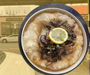 Zucchini scaloppini.  at Urban Vegan Roots in Queens