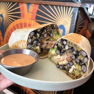 Big Brando Breakfast Burrito at Urban Vegan Roots in Queens