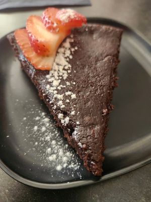 Mississippi Mud Pie (smallish slice but really good, dense and filling) at Urban Vegan Roots in Queens