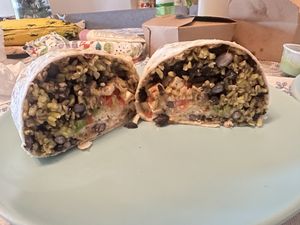 Breakfast burrito  at Urban Vegan Roots in Queens