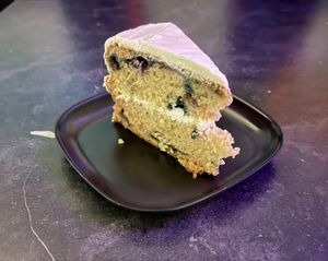 Lemon blueberry cake  at Urban Vegan Roots in Queens