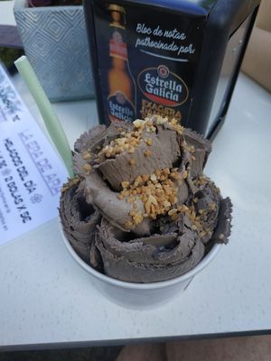 Oreo, vanilla, mint and walnuts at La Era de Ara in Torla-ordesa