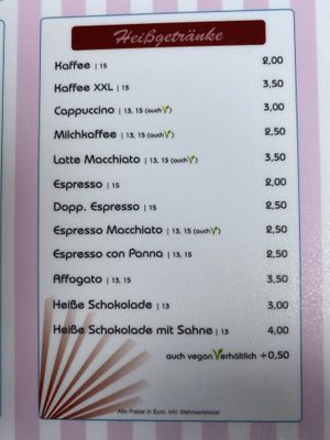 Die Vegane Getränkeauswahl   at Roll N Cone in Coesfeld