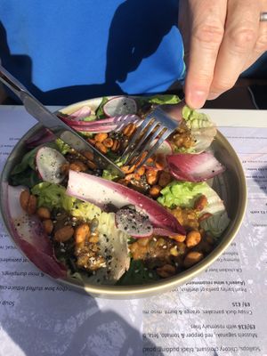 Lettuce cup starter  at Cyprus Avenue in Belfast