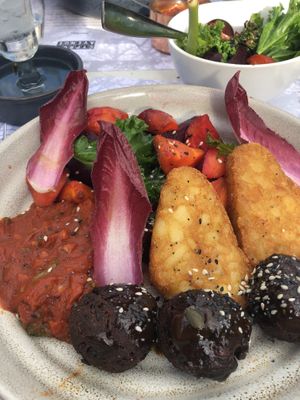 Haggis balls  at Cyprus Avenue in Belfast