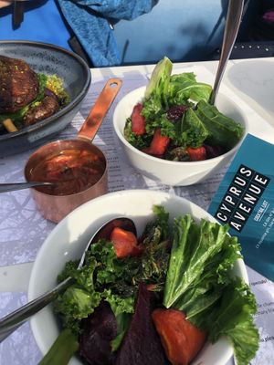 Delicious vegetables   at Cyprus Avenue in Belfast