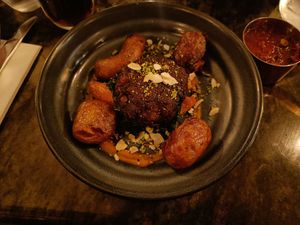 Pistachio nut roast at Cyprus Avenue in Belfast