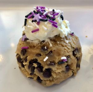Cookie Dough Scoops! at Cinnaholic in Metuchen