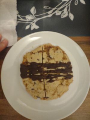 Honeycomb vegan cookie at Sip & Sugar in Redcar