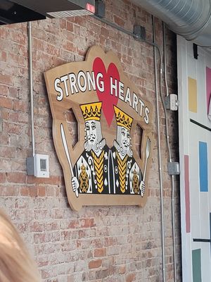 Strong hearts sign   at Strong Hearts in Buffalo