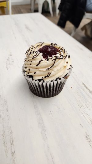 Black Forest Cupcake #Veganuary at Strong Hearts in Buffalo