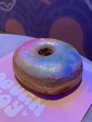 Pride donut  at Dough Joy in Seattle