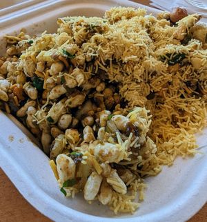 Bhel puri at Spice Waala in Seattle