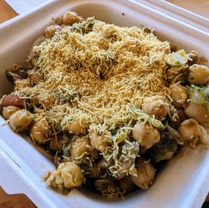 Channa chaat at Spice Waala in Seattle