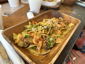  Vegetarian curry  at Coco Beach Moorea in Moorea