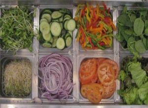 All organic produce. at Sunflower Cafe in Altamonte Springs