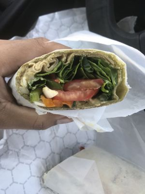 Vegan turkey wrap  at Sunflower Cafe in Altamonte Springs