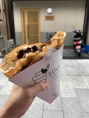   at Waco Crepes  in Kyoto