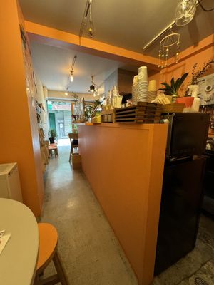 Inside (2/2).  at Waco Crepes  in Kyoto