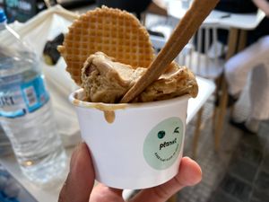 Tiramisu Ice Cream at Plan(e)t Ice Cream in Athens