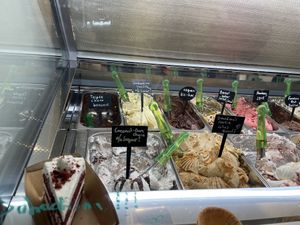 So many great flavors!  at Plan(e)t Ice Cream in Athens