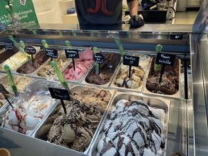 More great flavors!  at Plan(e)t Ice Cream in Athens