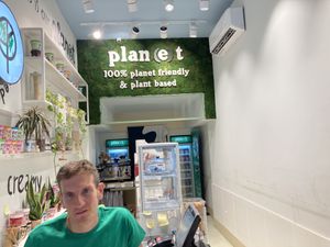 Counter at Plan(e)t Ice Cream in Athens