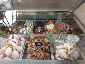 Display at Plan(e)t Ice Cream in Athens