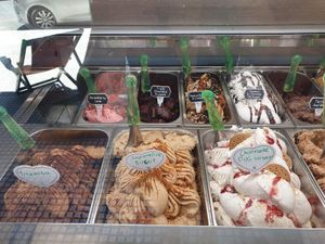 Display at Plan(e)t Ice Cream in Athens