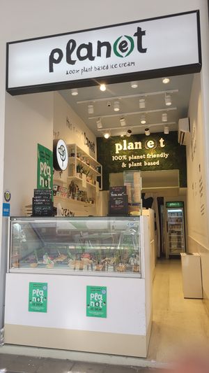 The shop at Plan(e)t Ice Cream in Athens