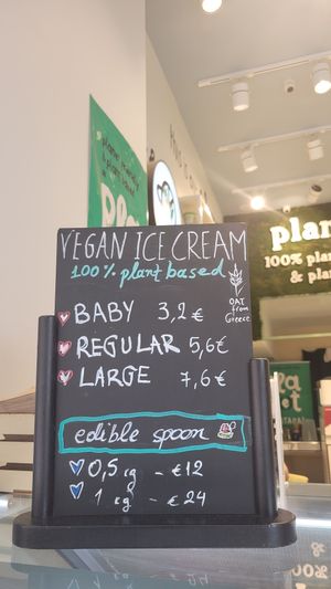 Menu at Plan(e)t Ice Cream in Athens