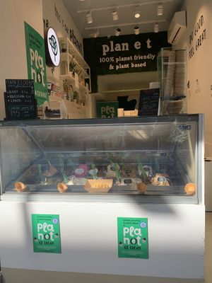 The shop  at Plan(e)t Ice Cream in Athens