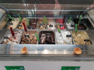 Flavours available at Plan(e)t Ice Cream in Athens