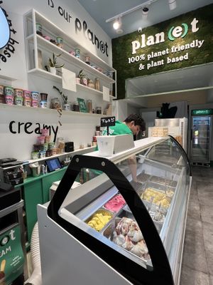 Inside  at Plan(e)t Ice Cream in Athens
