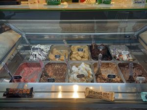 10 flavours at Plan(e)t Ice Cream in Athens